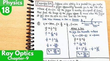 18) Example-9.4| Ray Optics and Optical Instruments Class12 Physics| Ncert solved questions physics