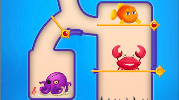 Save The Fish Pin - Puzzle Game All Levels Gameplay For Android, IOS Mobile Part: 7