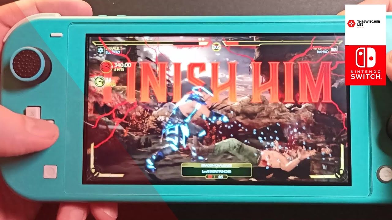Mortal Kombat 11 Ultimate Nintendo Switch Lite Gameplay - YouTube