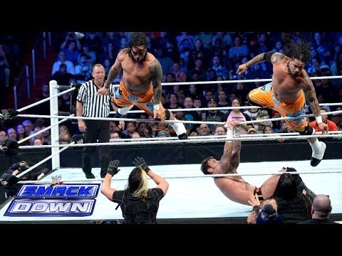 CM Punk & The Usos vs. The Shield - Six-Man Tag Team Match: SmackDown, Jan. 3, 2014