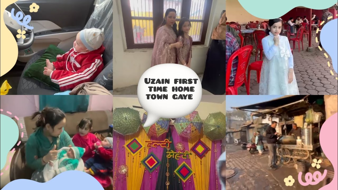 First time uzain  long trip per Gaye (shaadi enjoy karne)