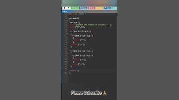 Half diamond star pattern in c #short #reels #viral #viralvideo #trending #code
