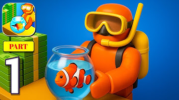 Aquarium land - Fishbowl World - Gameplay Walkthrough Part 1 Mobile Games Android/ios