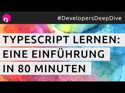 Video: Wie erstelle ich ein TypeScript?