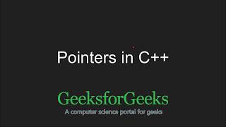 C++ Programming Language Tutorial | Pointers in C++ | GeeksforGeeks