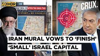 Israel Scrambles Jets Amid “Terrorist” Threat As Iran Mural Threatens ‘Missile Blitz’ On Tel Aviv|4K