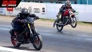 Pulsar NS200 🆚 Kawasaki Z250 🆚 AKT NKD 🆚 Suzuki AX 100 🆚 YCF 🔥 DRAG RACING 🔥piques Barranquilla 2022