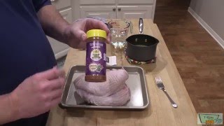 I show you how to inject and prep a turkey breast be roasted on the
kamado joe. injection seasoning used are cajun style which gives this
turkey...