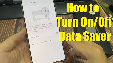 Samsung Galaxy S24/S24+/Ultra: How to Turn On/Off Data Saver