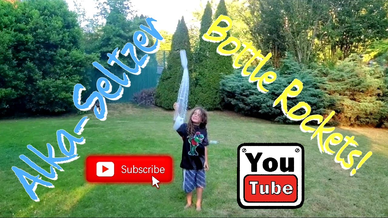 AlkaSeltzer CorkPowered Bottle Rockets! YouTube