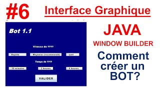 Comment créer un BOT ? JAVA Interface Graphique / Créer un fichier JAR exécutable  #6