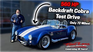 1965 Backdraft Cobra Test Drive with a 560 horsepower 427!  For Sale at Fast Lane Classic Cars!