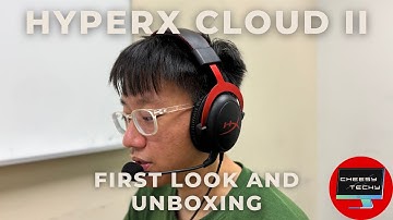 HyperX Cloud II Wired Gaming Headset - First Look & Unboxing #hyperx #gamingheadset #unboxing