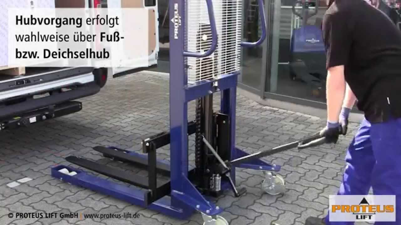 Manueller Hochhubwagen PJA1016 von PROTEUS LIFT