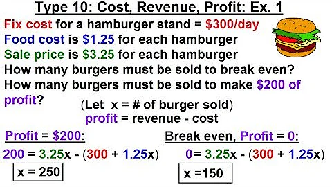 Algebra - Ch. 2: Word Problem (38 of 46) Type 10: Cost, Revenue, Profit: Ex. 1 - DayDayNews