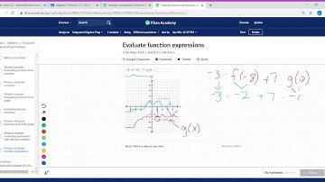 Evaluate function expressions   Algebra practice   Khan Academy   Google Chrome 2020 04 07 10 20 02
