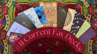 #tarotreadingTop11CurrentFavoriteDecks 🌷💞  VR to Amethyst Ascension