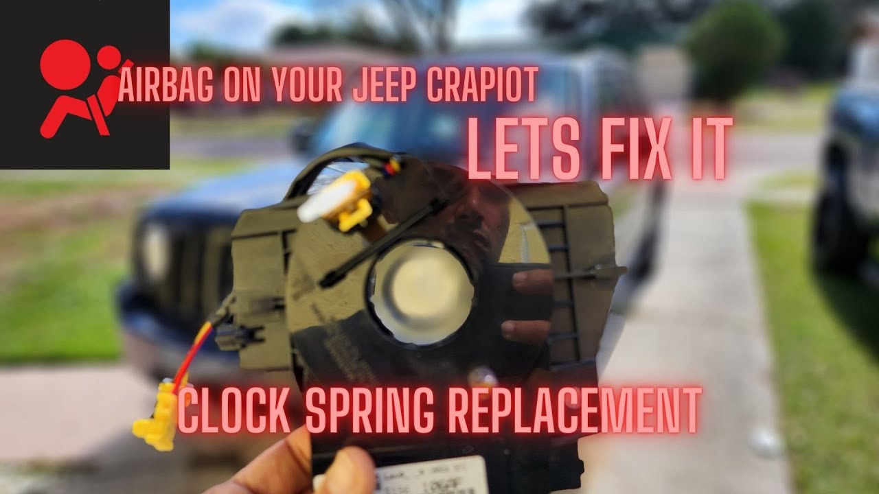 Jeep Patriot DIY Repair Replacing Clock Spring and Airbag Sensor YouTube