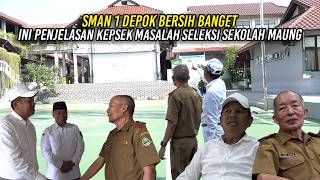 SMAN 1 DEPOK IS SO CLEAN | HERE IS THE PRINCIPAL'S EXPLANATION REGARDING THE SCHOOL ADMISSIONS SE...