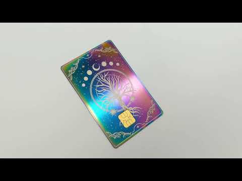 Tarot Tree Moon Cycle (Brushed Rainbow)