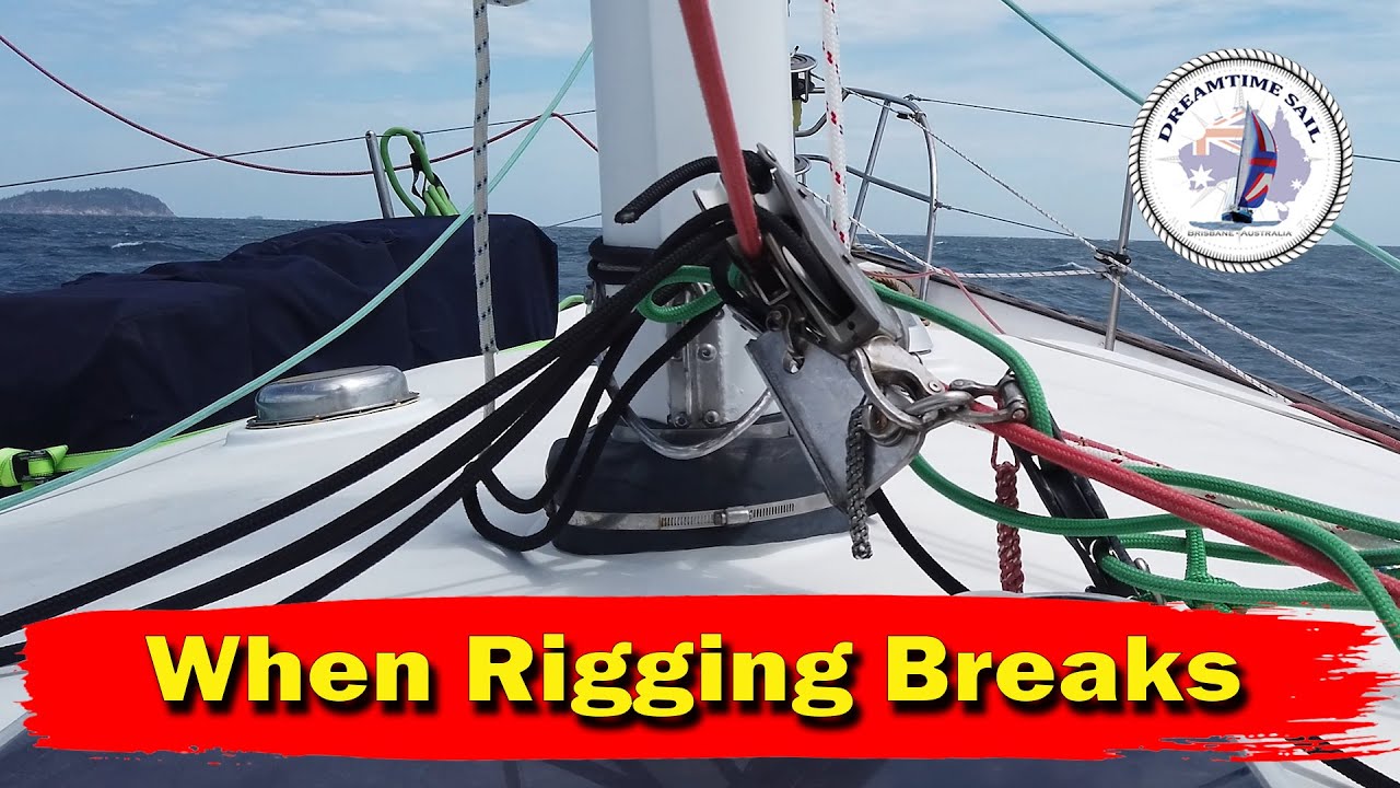 A near collision at sea then rigging failure on our way to Middle Percy Island - Series 2 Ep 61