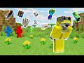 Minecraft Manhunt but when I crouch, MOBS rain from the SKY