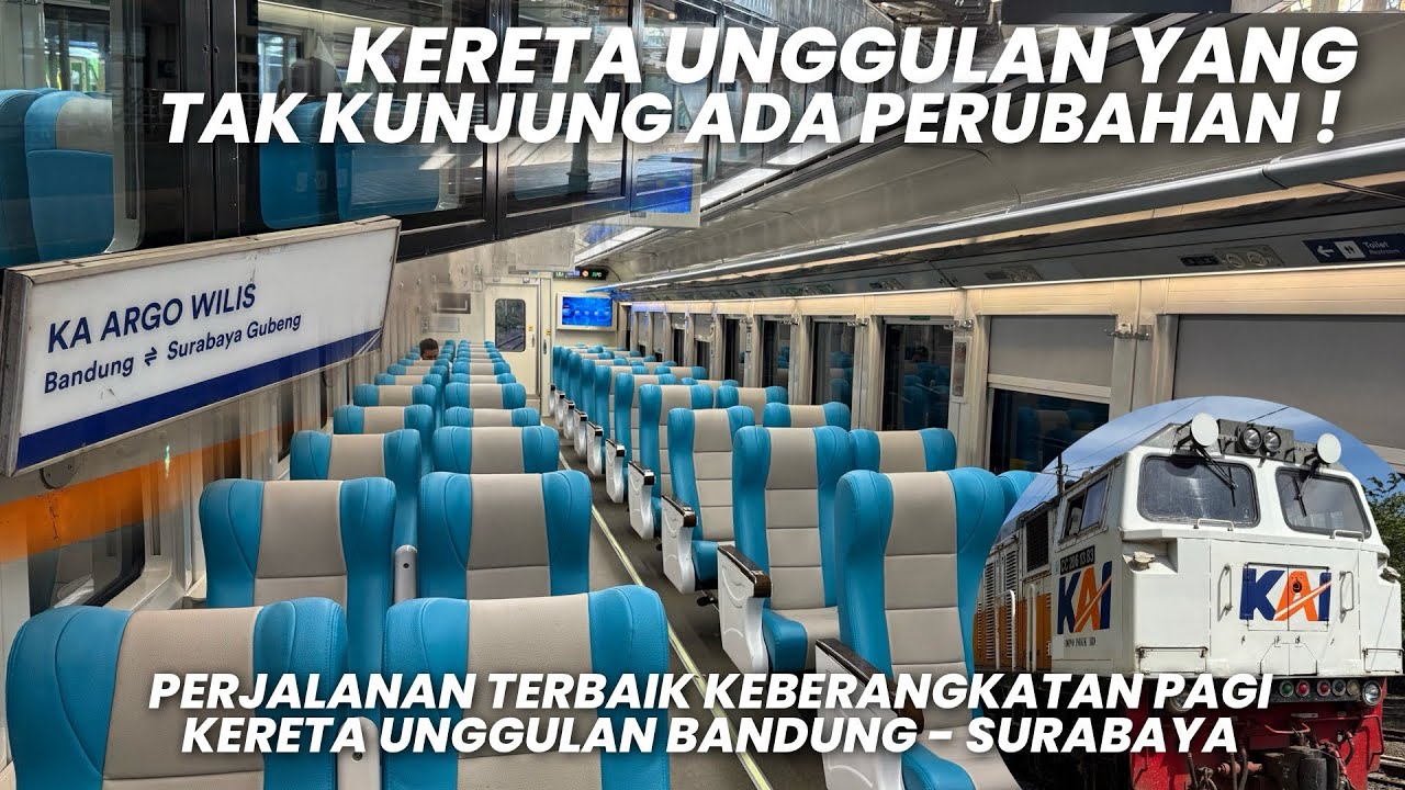 KERETA UNGGULAN RASA ANAK TIRI⁉️Naik KA Argo Wilis Eksekutif Bandung - Surabaya Tanpa Perubahan