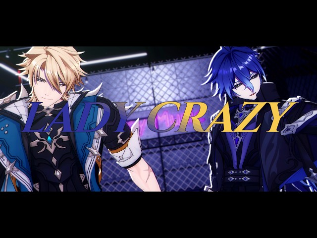原神MMD/Genshin Impact】LADY CRAZY【ファルカ&フリンズ/Varka&Flins