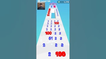 Number Master Run Level 64 #numbermaster #ytshorts #viralvideo #games