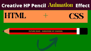 How to design pencil✏️ shape using html and css || hp pencil ✏️ shape || #futureexam