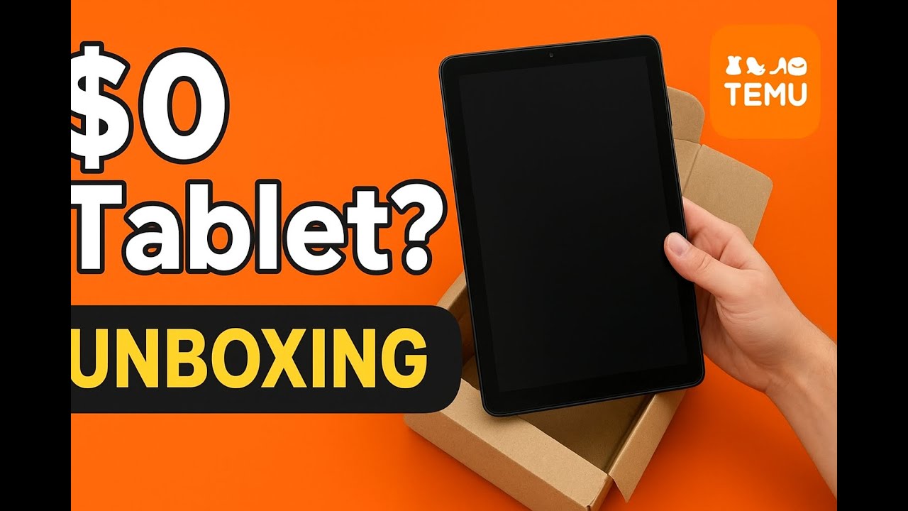 I Got This Tablet Almost for FREE on Temu 😱 Unboxing + Test