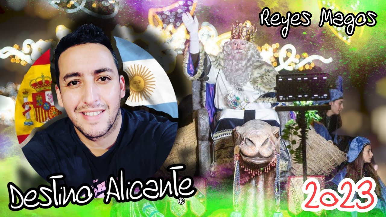 Así llegan los Reyes Magos a Alicante, España🇪🇦🤴🏼🤴🤴🏿