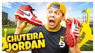 TESTANDO UMA CHUTEIRA JORDAN!! (vale a pena?)