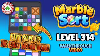 Marble Sort - Level 314 Walkthrough Solution