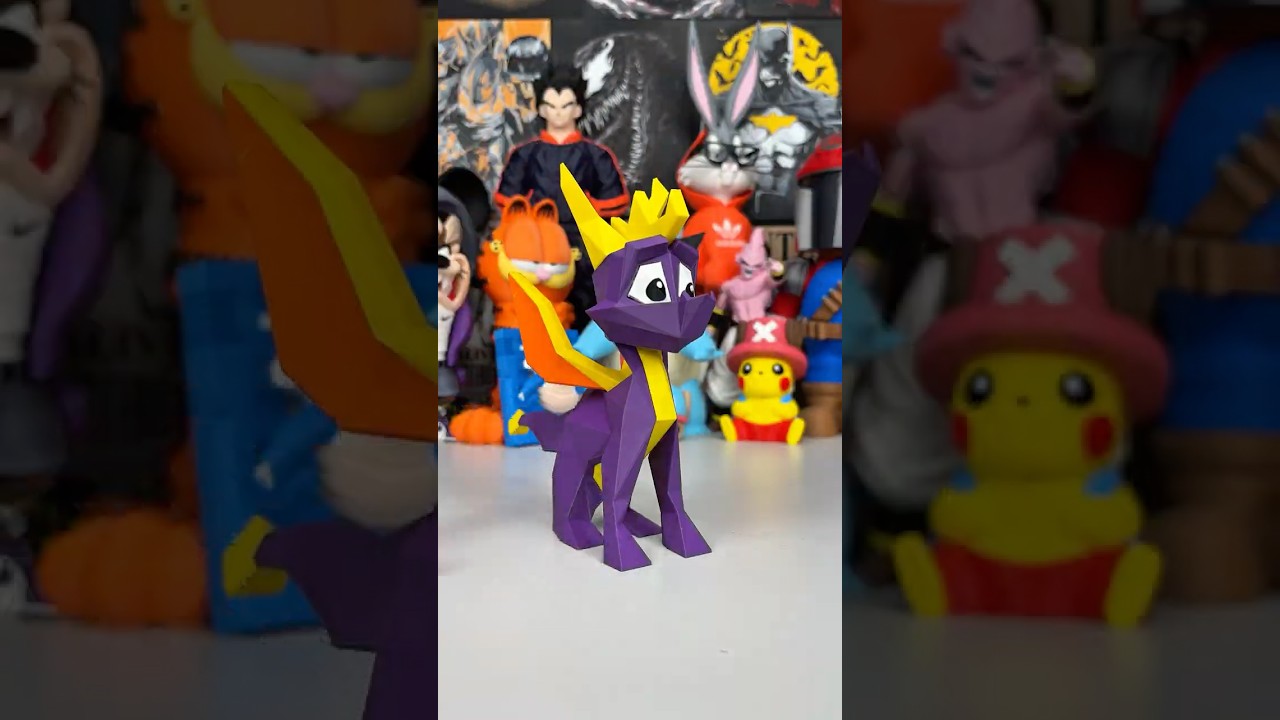 Spyro Low Poly 🤩🤩 