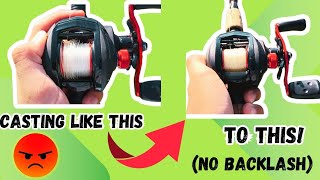 How to properly set up and cast a baitcaster! #bassfishing