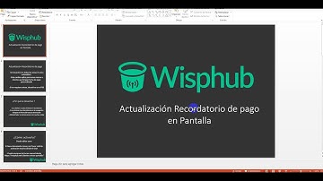 Actualización activar o desactivar Recordatorio de Pago Pantalla - WispHub.net