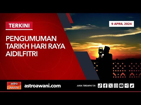[LANGSUNG] Pengumuman tarikh