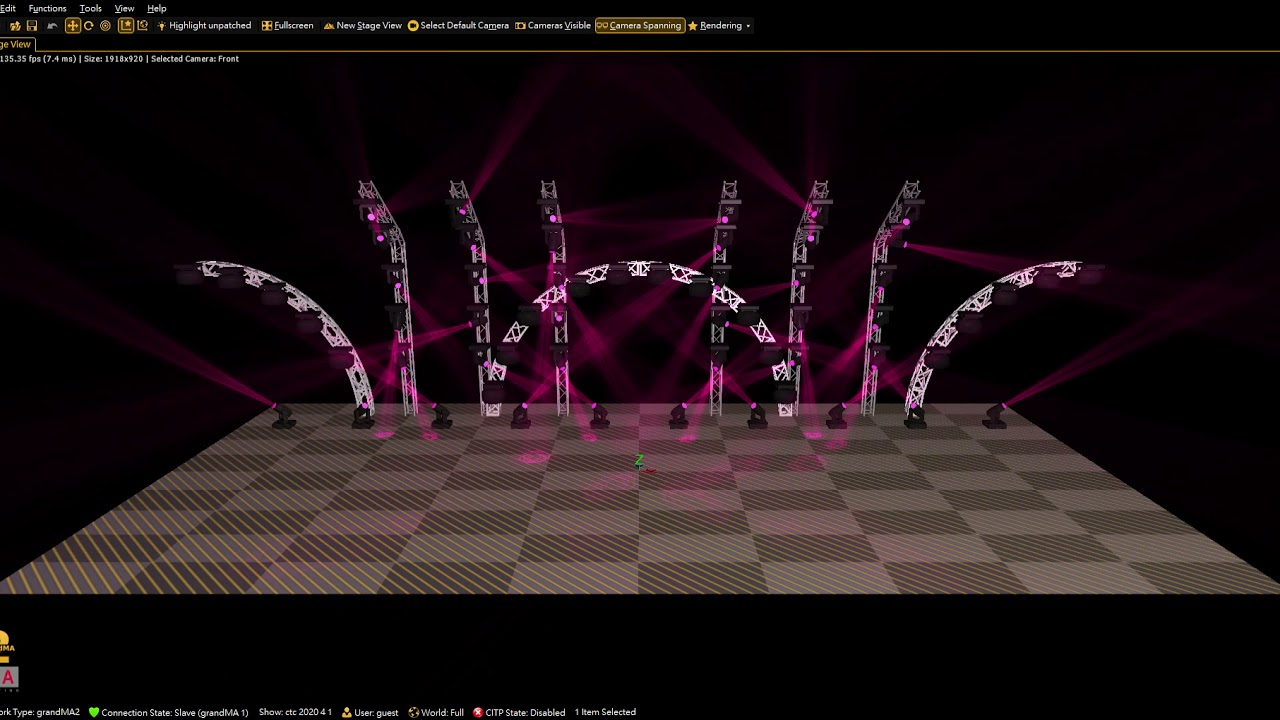 Top One Design Engineering Company Limited - MA3D with Ayrton Lighting Demo