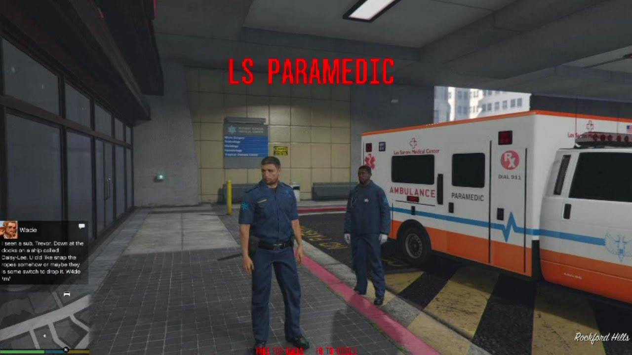 GTA 5 Paramedic (LS PARAMEDIC MOD By FinKone WIP) GTA 5 PC MOD YouTube