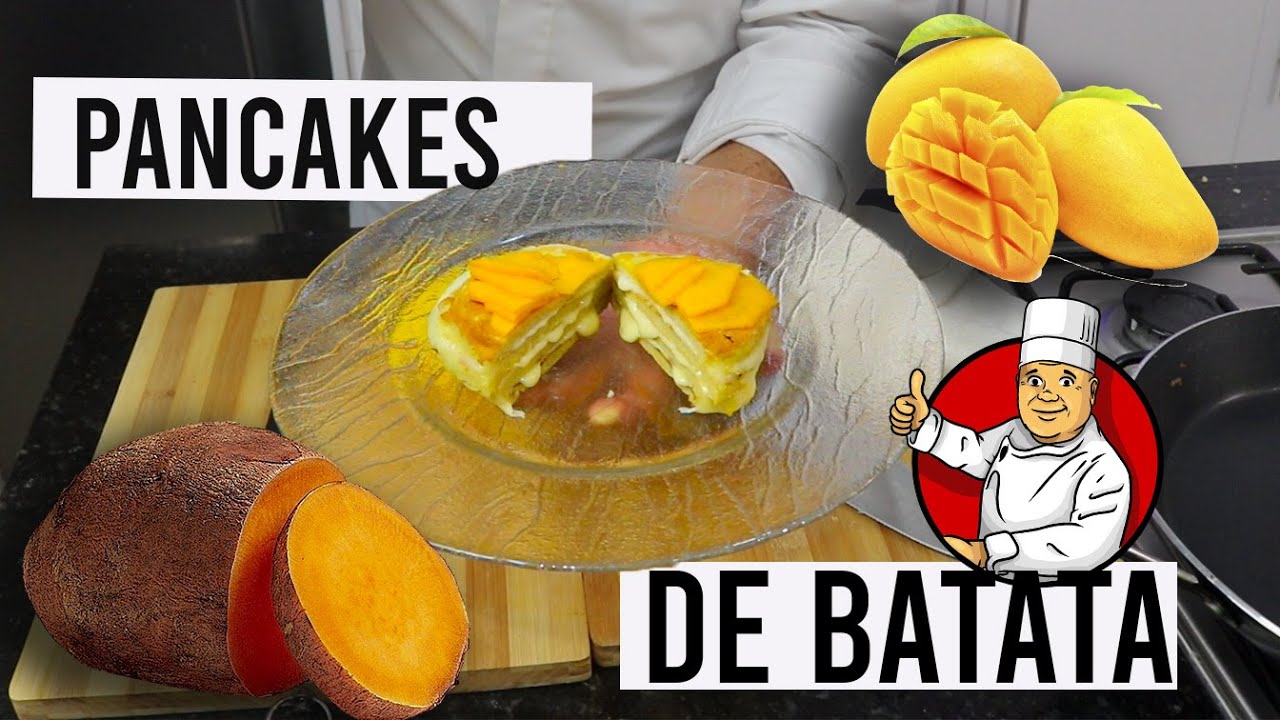 No comas Pan! Prepara esto de Batata! Rico y Saludable! PANCAKES SALUDABLES DE BATATA |   🎂👏