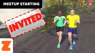 ZWIFT Meet Ups. How to run with friends! screenshot 5