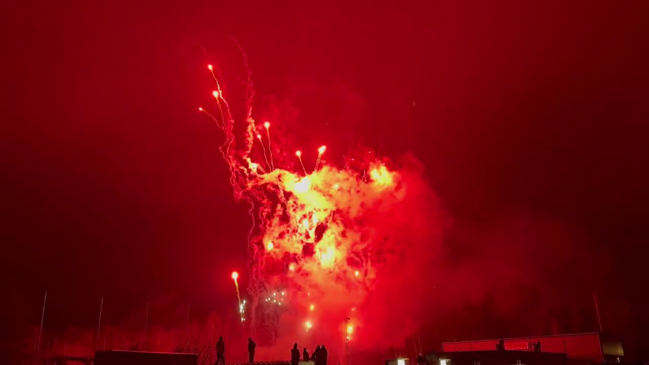 Göteborgs FyrverkeriFabrik - Pyroshow i Ljungby 13 Dec 2024