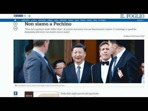 《石涛聚焦》「中共向来侮辱向其俯首称臣的」中共外交部新闻办公室头儿杨涵 在罗马直接侮辱《罗马日报》记者“必须停止说中国不好”