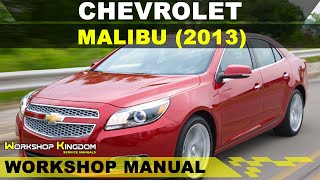 CHEVROLET MALIBU 2013 Workshop Service Repair Manual - English