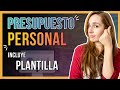 ✅ CÓMO crear tu PRESUPUESTO PERSONAL [Incluye Plantilla en EXCEL]