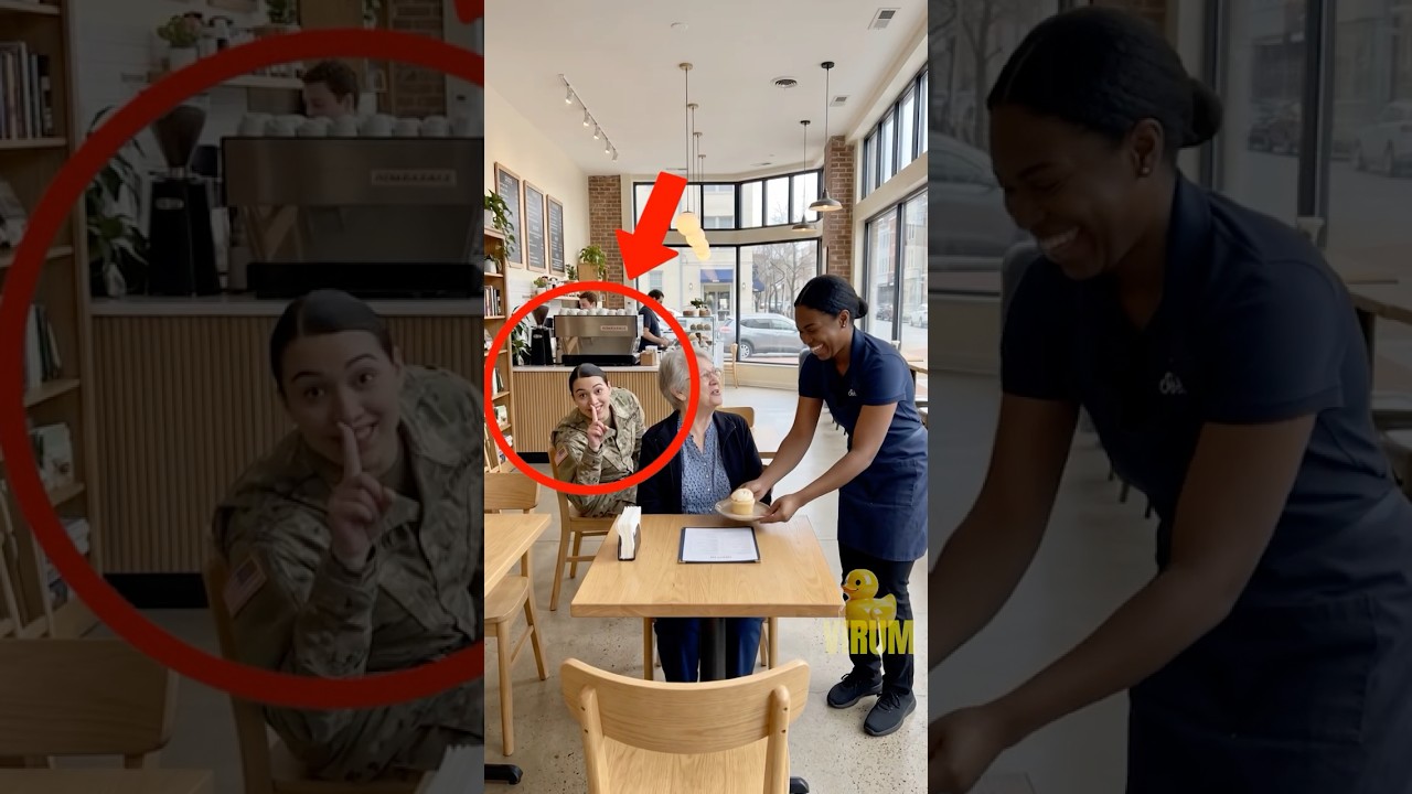 Lonely Birthday Turns Around When A Soldier Serves Her Tea