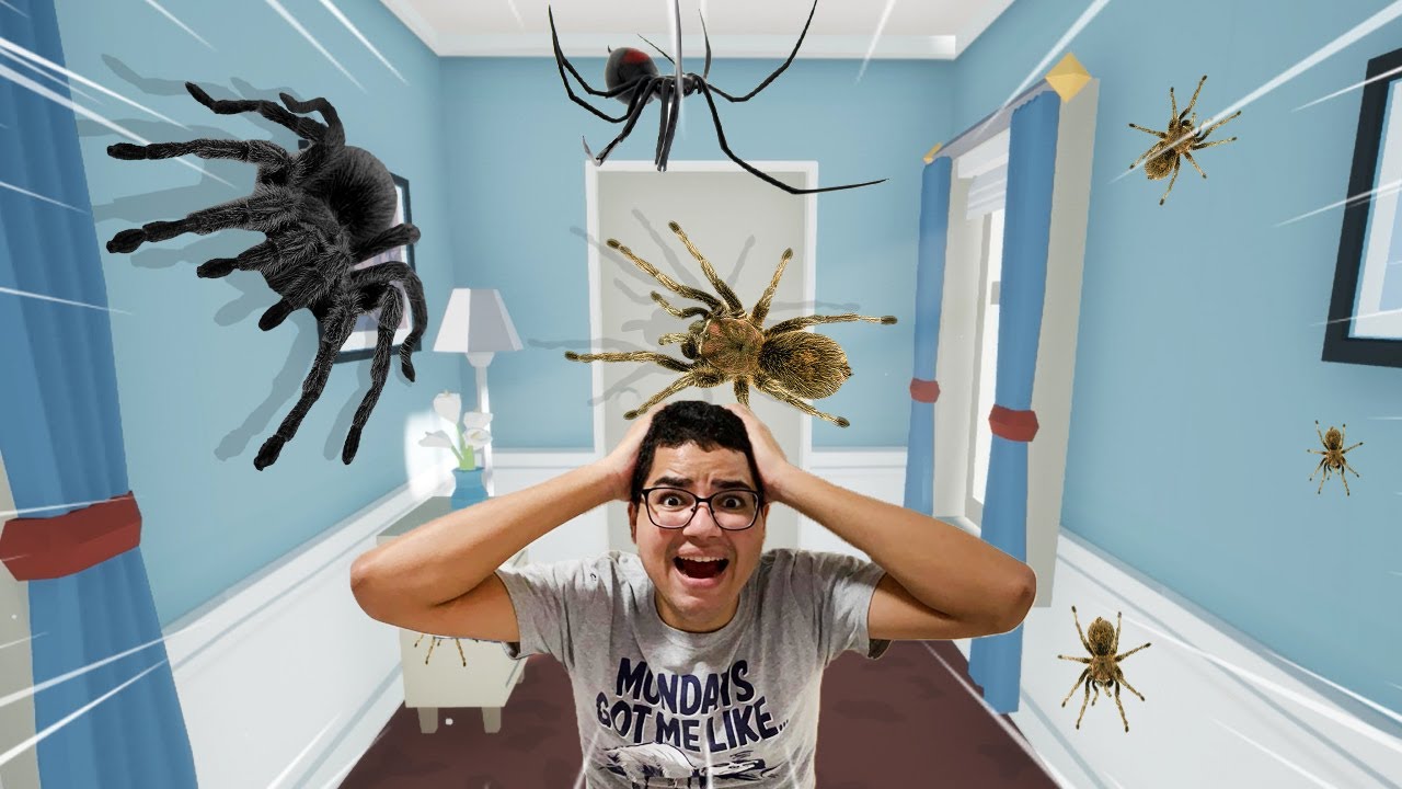 999.999.999 ARANHAS ASSUSTADORAS INVADIRAM A MINHA CASA!!! (KILL IT WITH FIRE!)