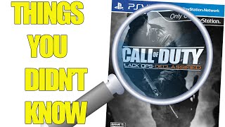 Call Of Duty Black Ops Ps Vita - Things You Didnt Know