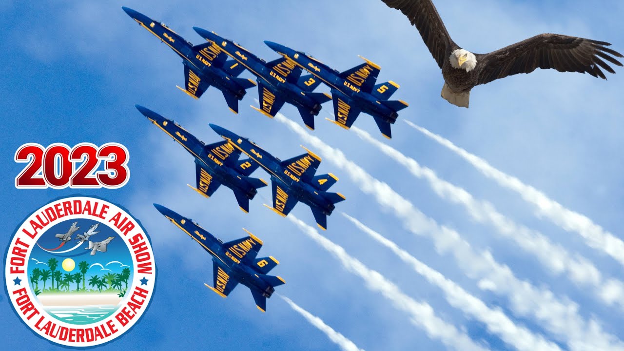 ⁣2023 Fort Lauderdale Airshow - Blue angels- F-22 Raptor + More!